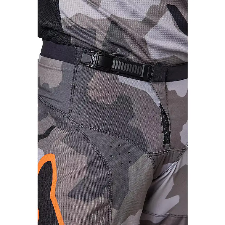 Pantalon Moto 180 BKNR Camo Gris/Naranjo Fox 4