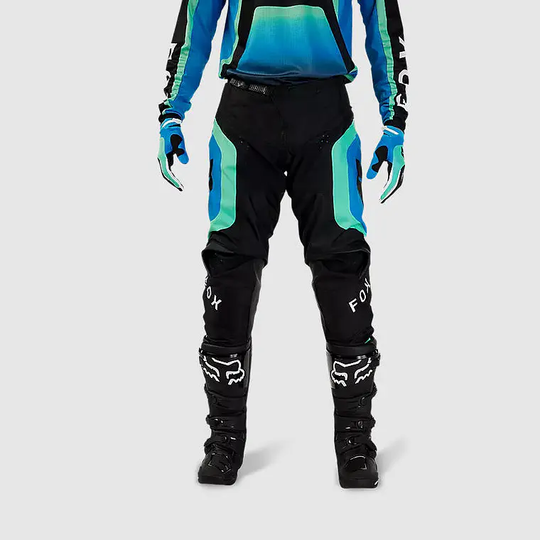 Pantalon Moto 180 Ballast Negro/Azul Fox 3