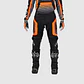 Pantalon Moto 180 Ballast Negro/Naranjo Fox - Miniatura 2
