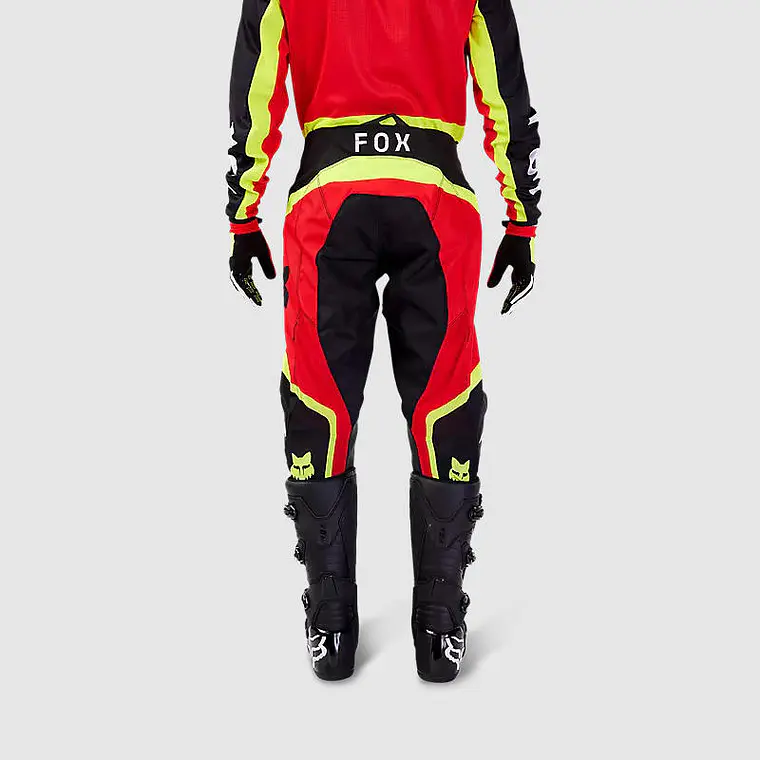 Pantalon Moto 180 Ballast Rojo/Amarillo Fox 4
