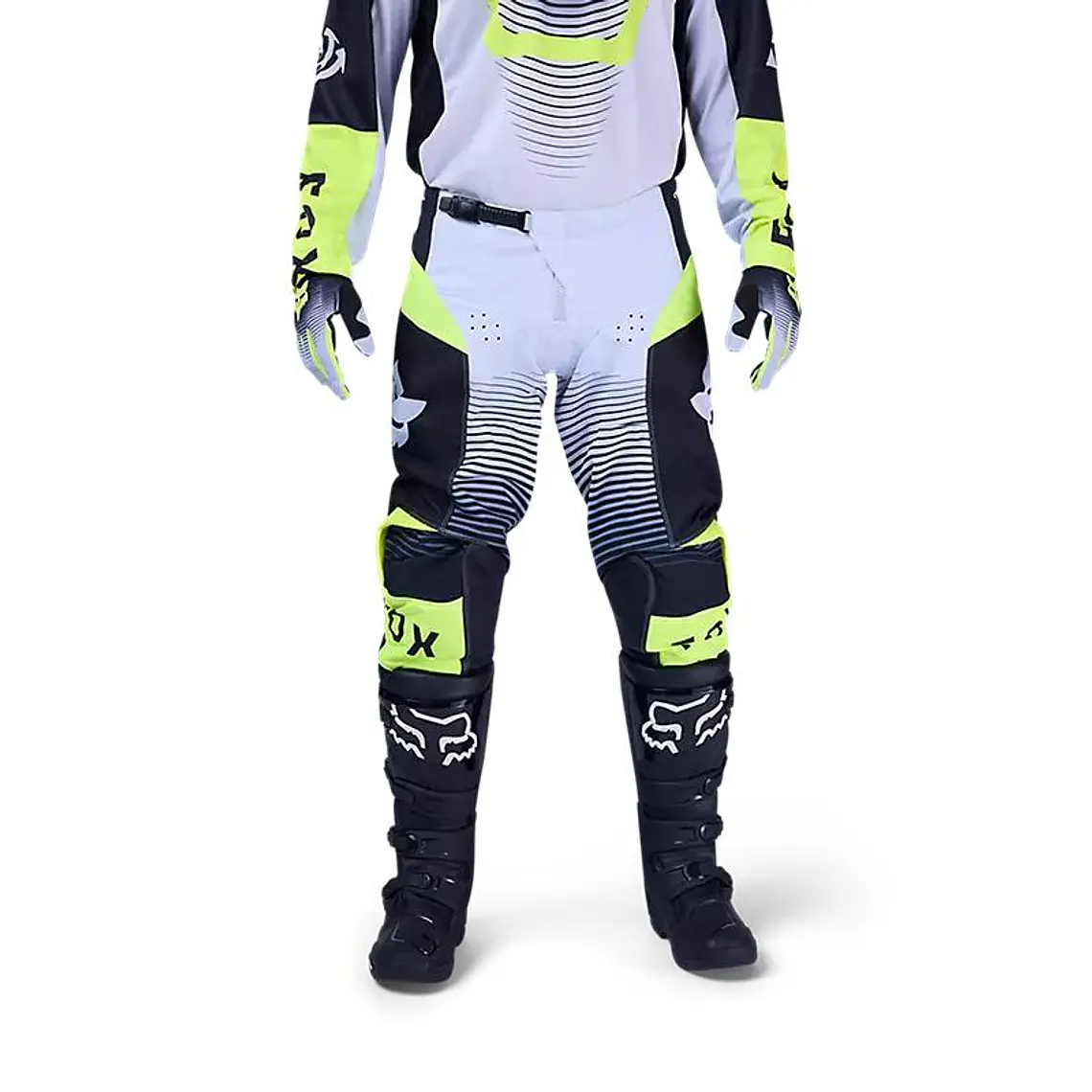 Pantalon Moto 180 Collect Amarillo/Negro Fox 3