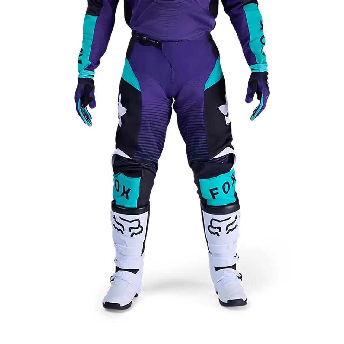 Pantalon Moto 180 Collect Morado Fox 3