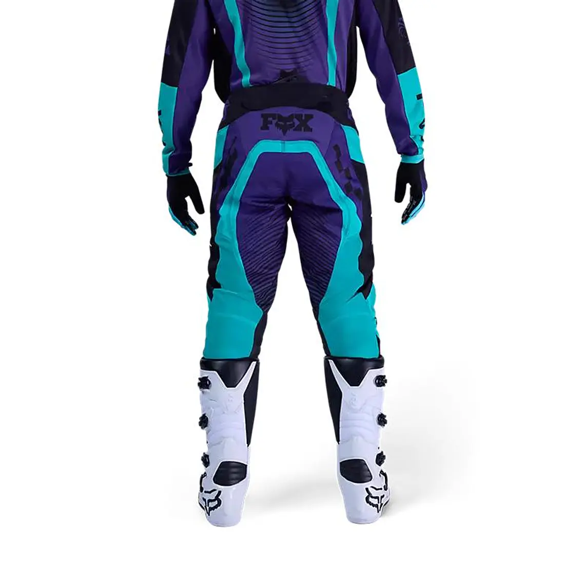 Pantalon Moto 180 Collect Morado Fox 4