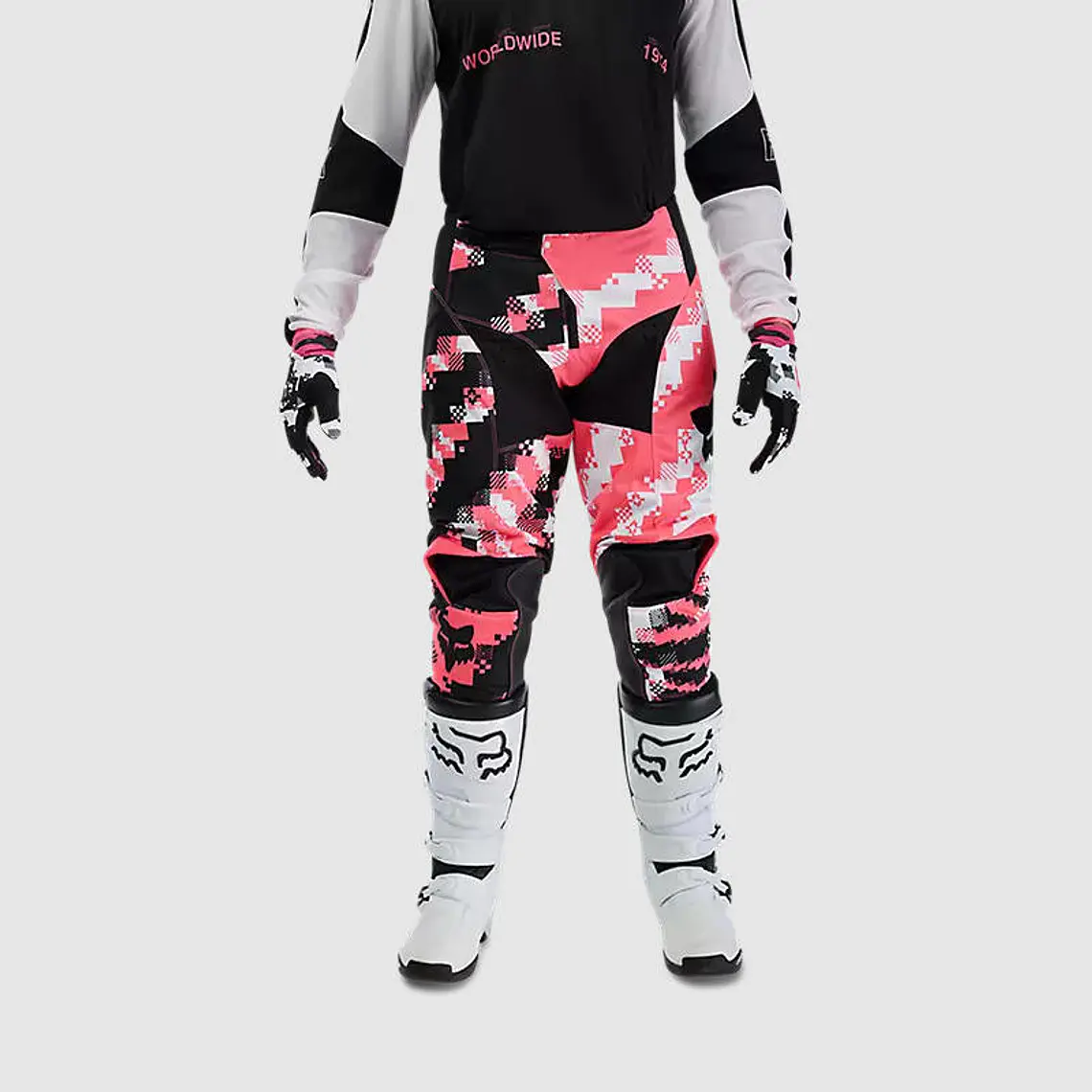 Pantalon Moto 180 Digi Image Rosado Fox 3