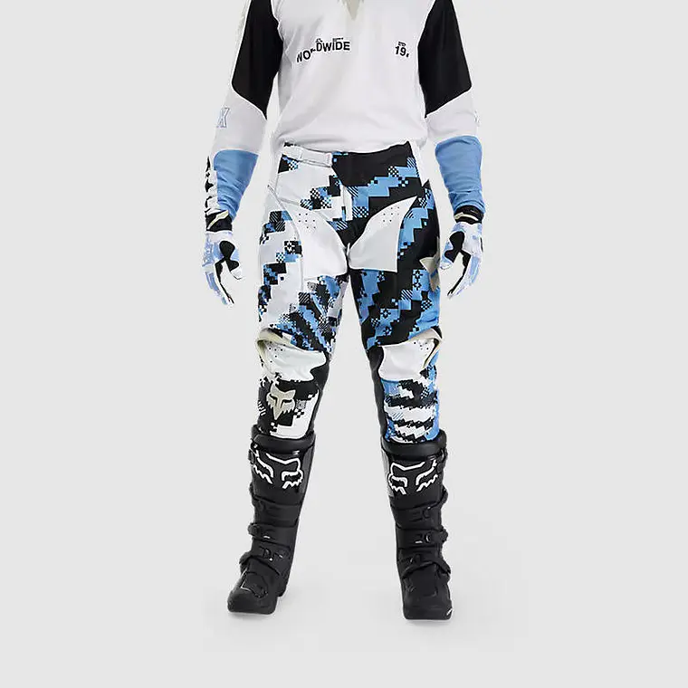 Pantalon Moto 180 Digi Image Blanco Fox 3
