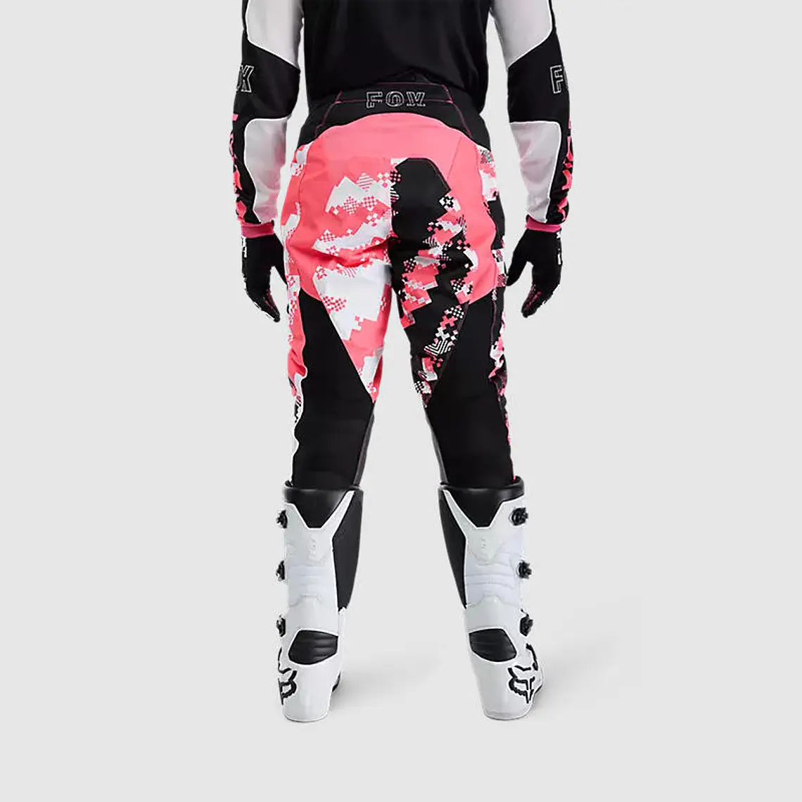 Pantalon Moto 180 Digi Image Rosado Fox 4