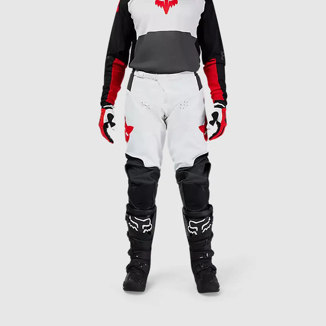 Pantalon Moto 180 Flow Blanco Fox 3