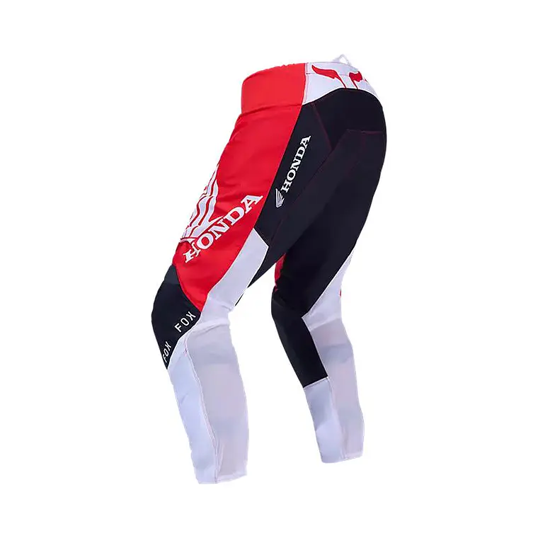 Pantalon Moto 180 Honda Rojo Fox 2