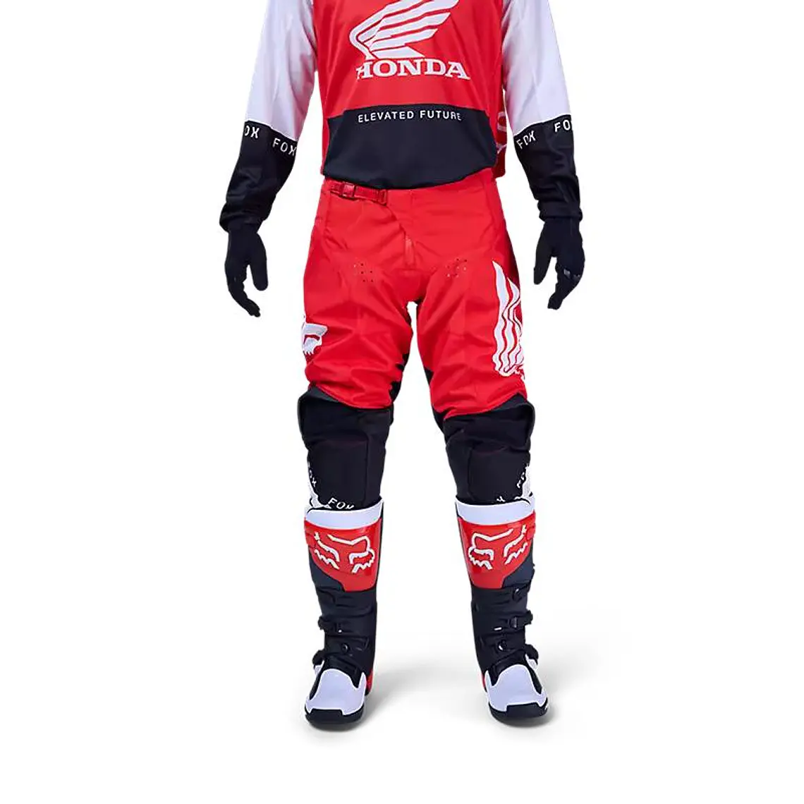 Pantalon Moto 180 Honda Rojo Fox 3