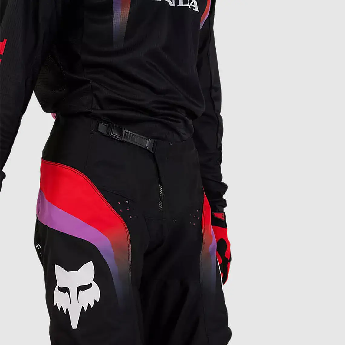 Pantalon Moto 180 Honda Negro Fox 5