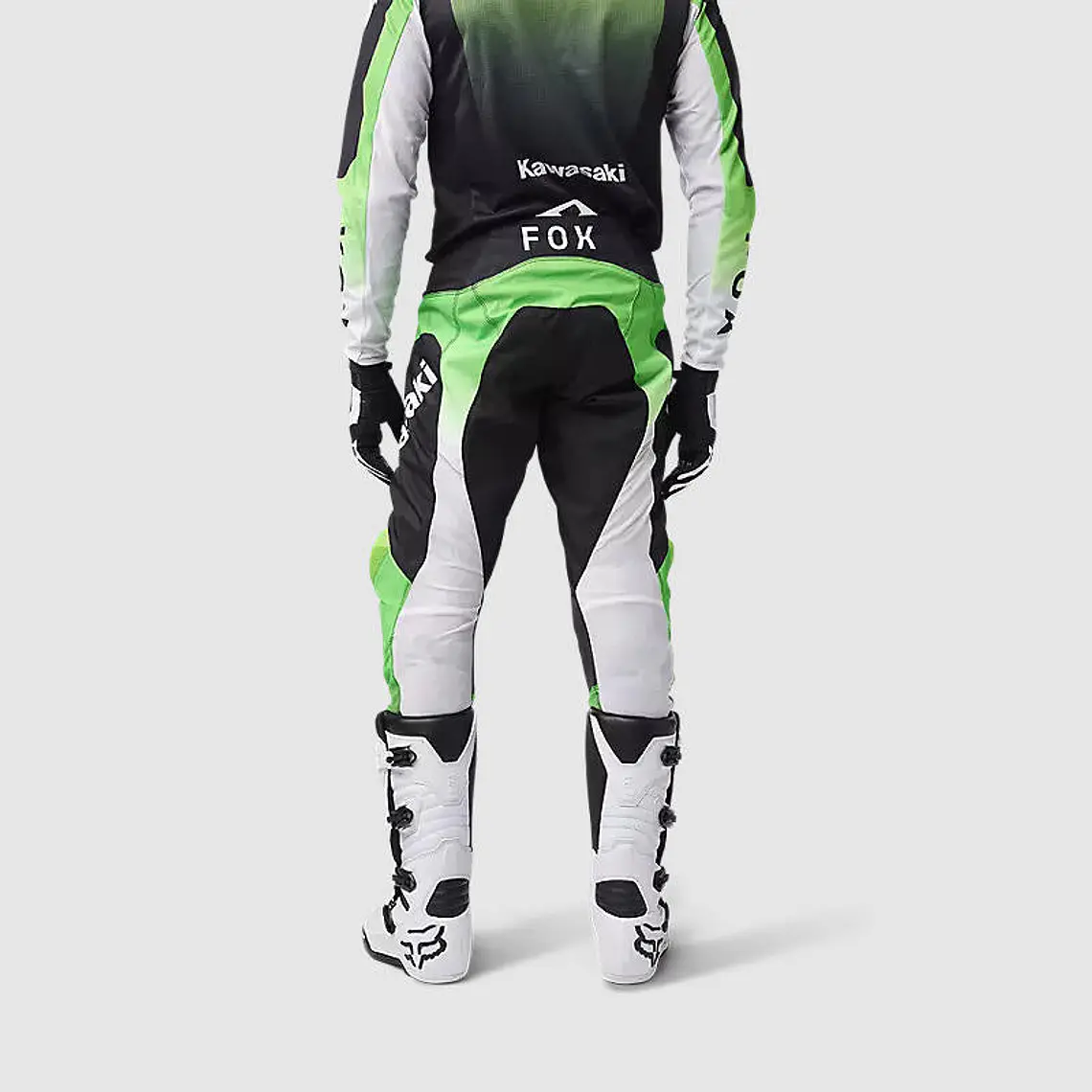 Pantalon Moto 180 Kawasaki Verde Fox 4
