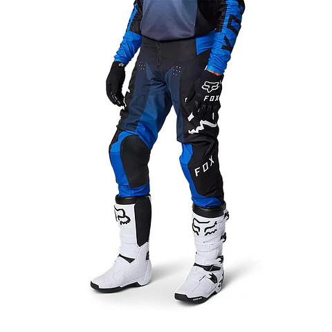 Pantalon Moto 180 Leed Azul/Negro Fox