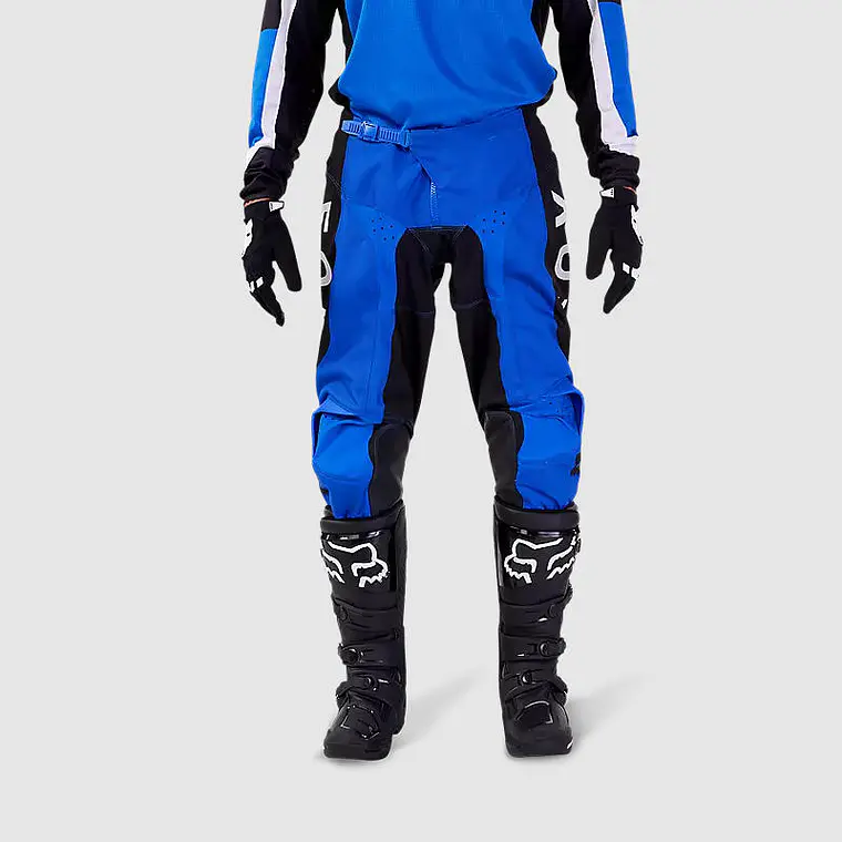 Pantalon Moto 180 Nitro Azul Electrico Fox 3