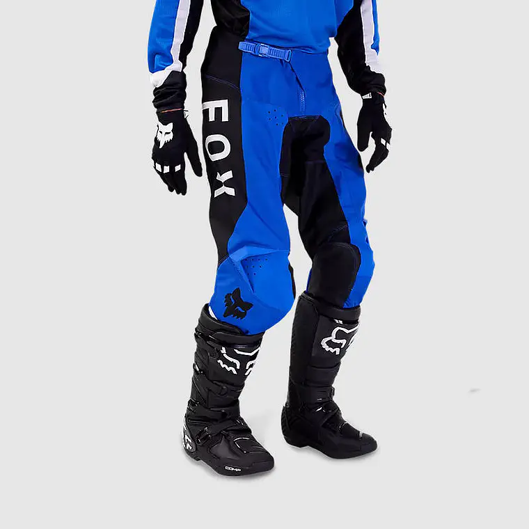 Pantalon Moto 180 Nitro Azul Electrico Fox 5