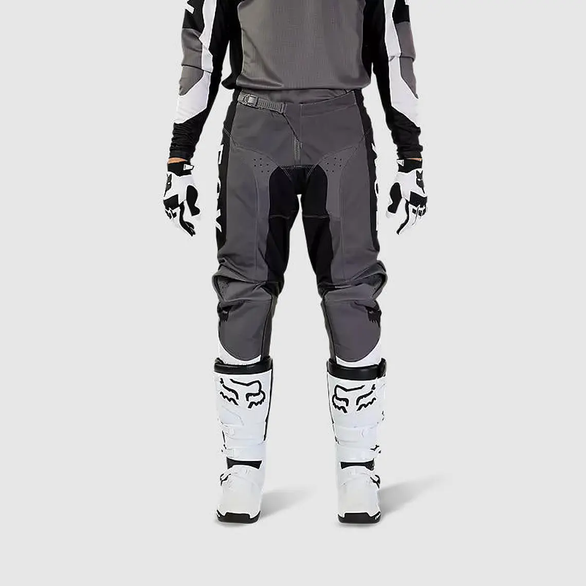 Pantalon Moto 180 Nitro Gris Claro Fox 3