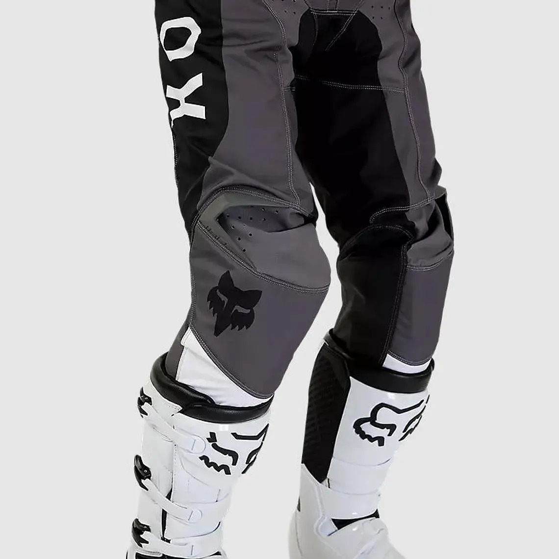 Pantalon Moto 180 Nitro Gris Claro Fox 5