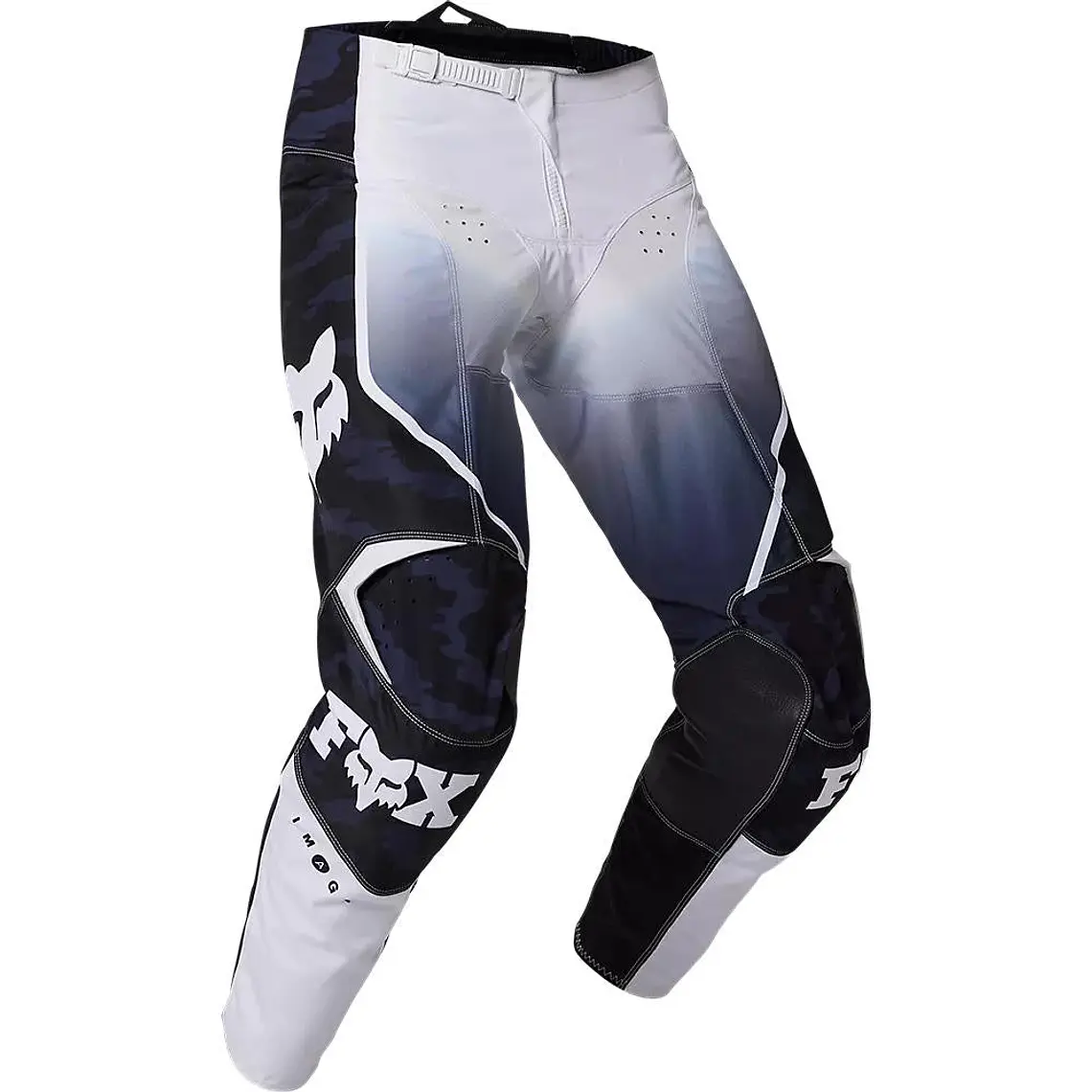 Pantalon Moto 180 Nuklr Azul/Blanco Fox 1