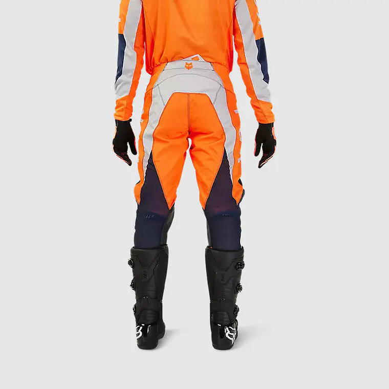Pantalon Moto 180 Nitro Naranjo Fluor Fox 4