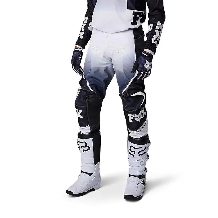 Pantalon Moto 180 Nuklr Azul/Blanco Fox 2