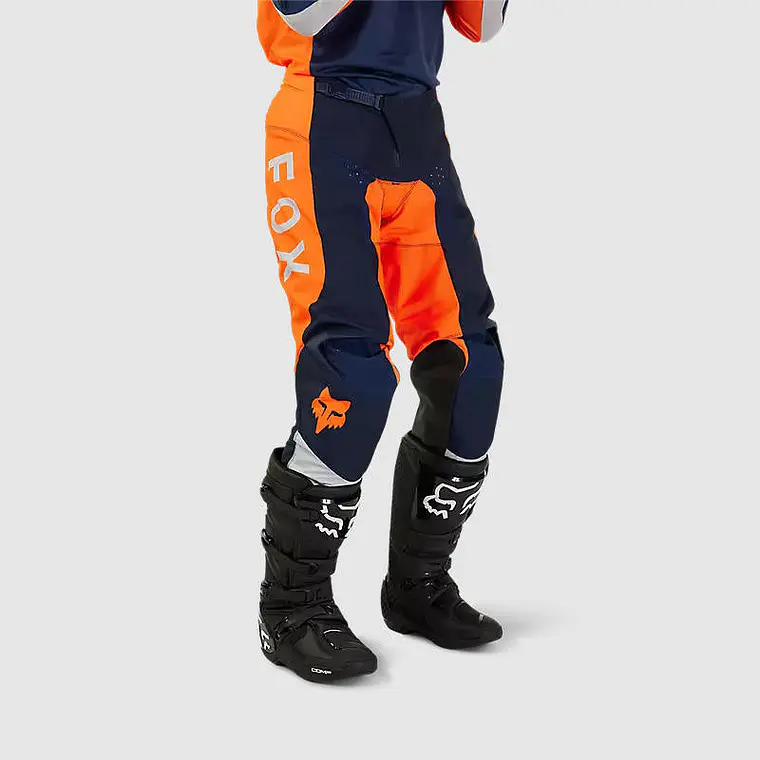 Pantalon Moto 180 Nitro Naranjo Fluor Fox 5
