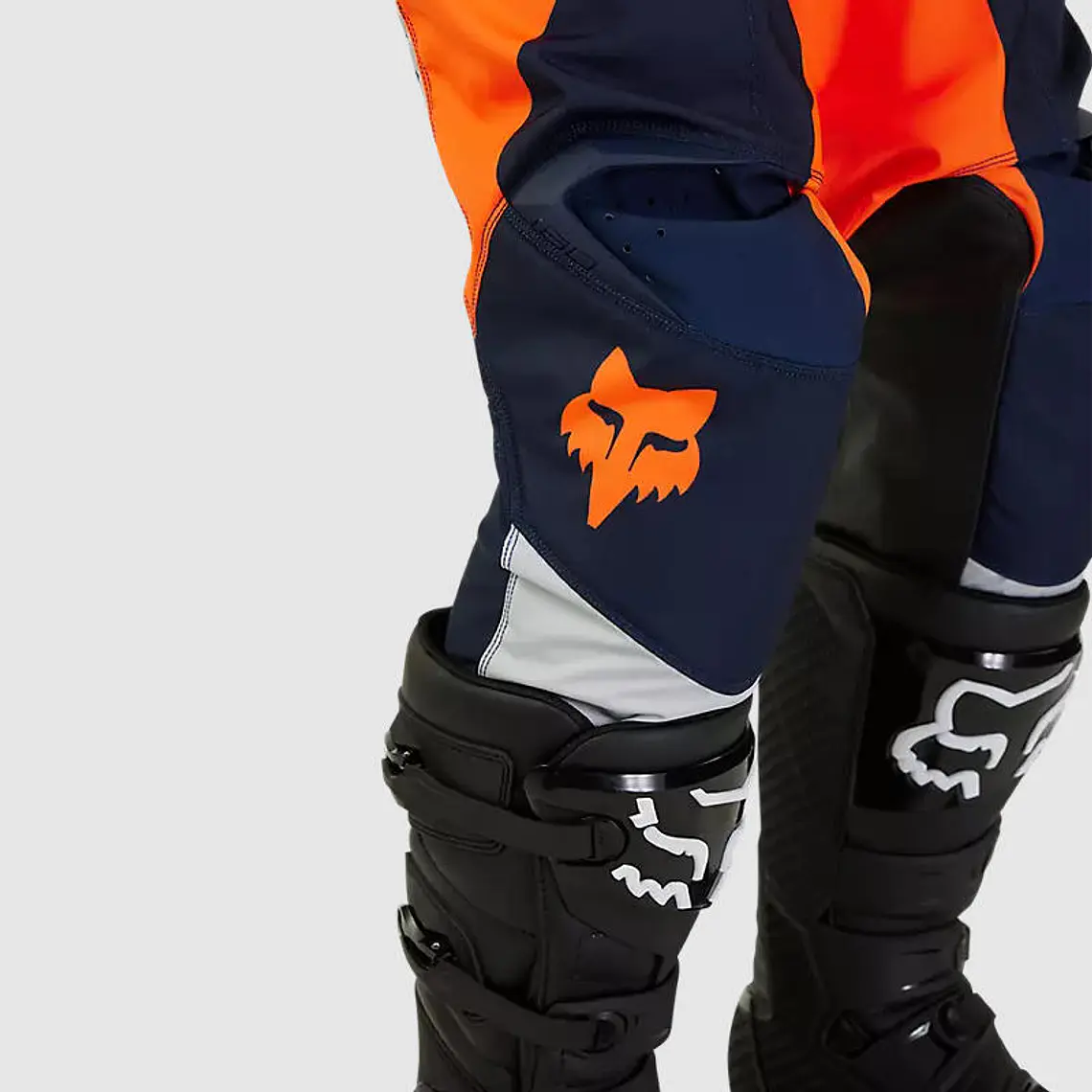 Pantalon Moto 180 Nitro Naranjo Fluor Fox 6