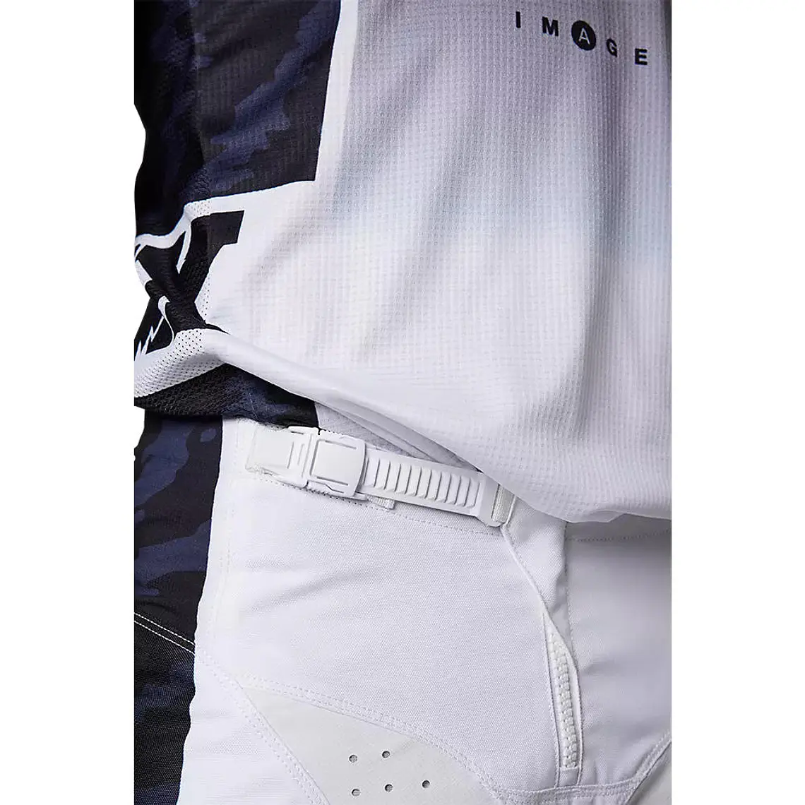 Pantalon Moto 180 Nuklr Azul/Blanco Fox 4