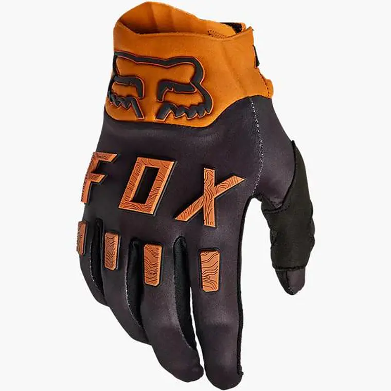 Guantes Moto Legion Drive Water Negro/Naranjo Fox 1