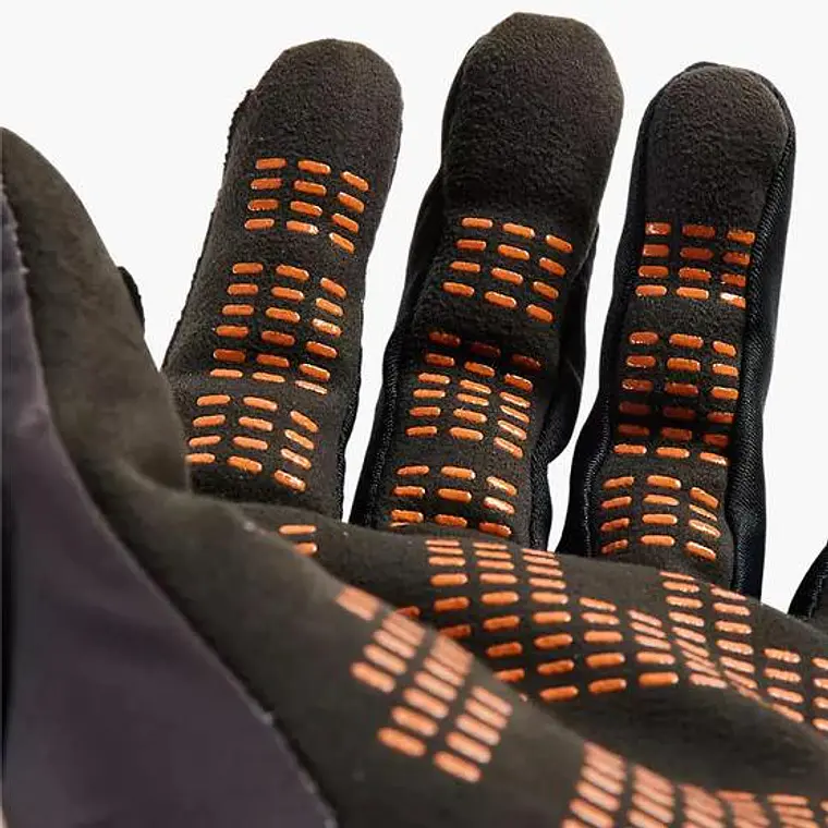 Guantes Moto Legion Drive Water Negro/Naranjo Fox 3