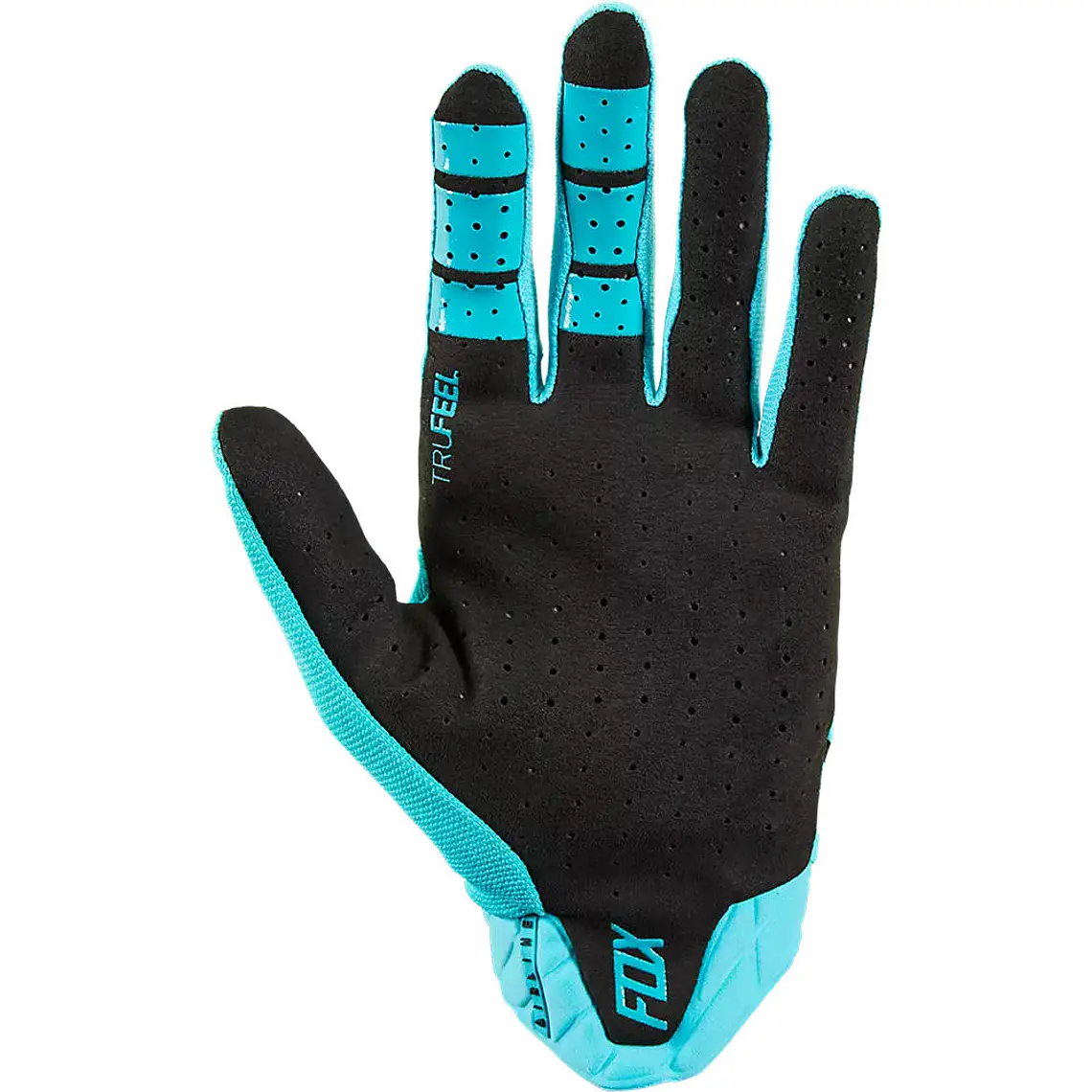 Guantes Moto Mujer Airline Celeste Fox 3