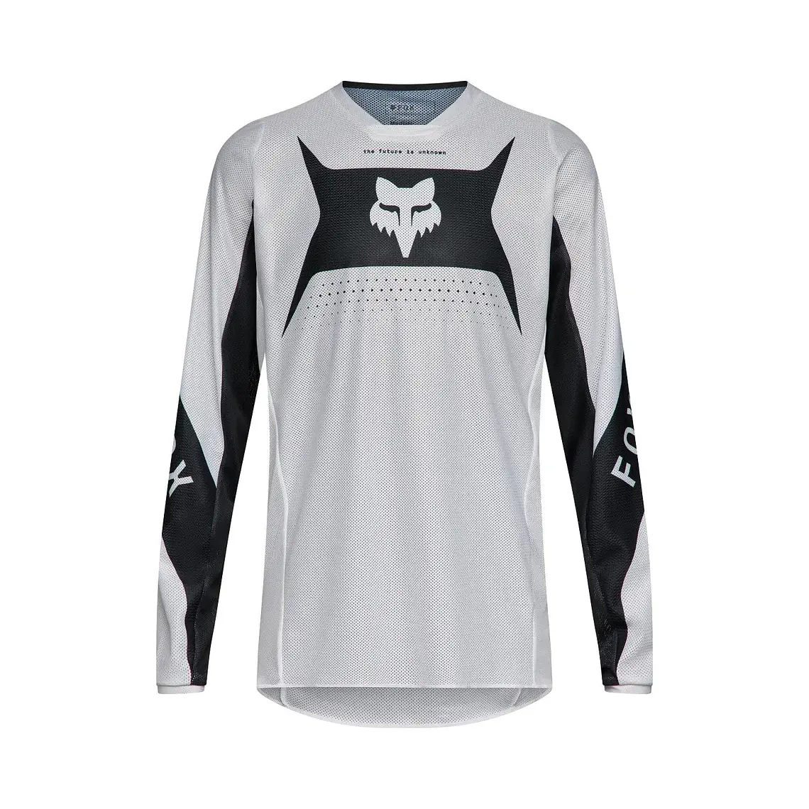 Polera Moto 180 Air Taper Negro/Blanco Fox 1
