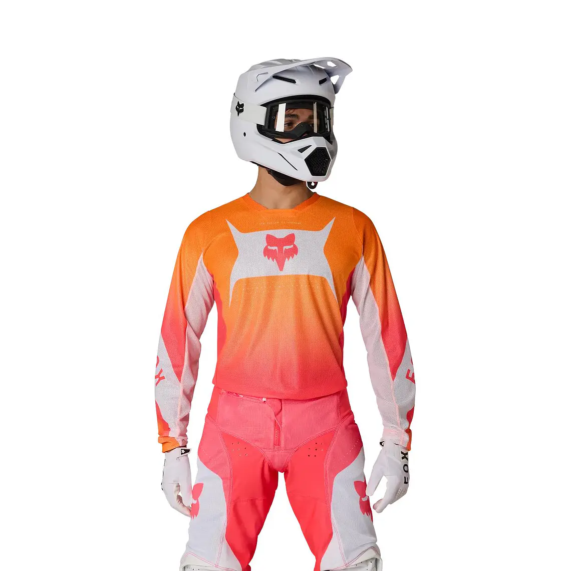 Polera Moto 180 Air Taper Naranjo Fox 3
