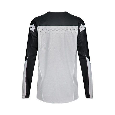 Polera Moto 180 Air Taper Negro/Blanco Fox