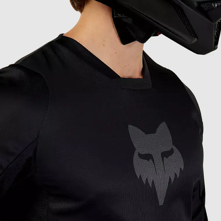 Polera Moto 180 Blackout Negro Fox 5