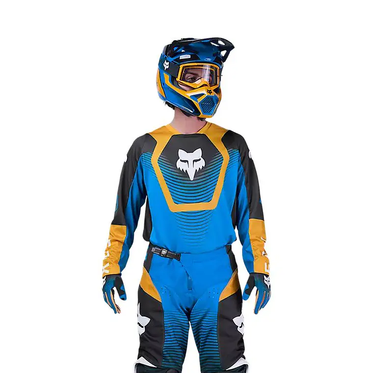 Polera Moto 180 Collect Azul Fox 3