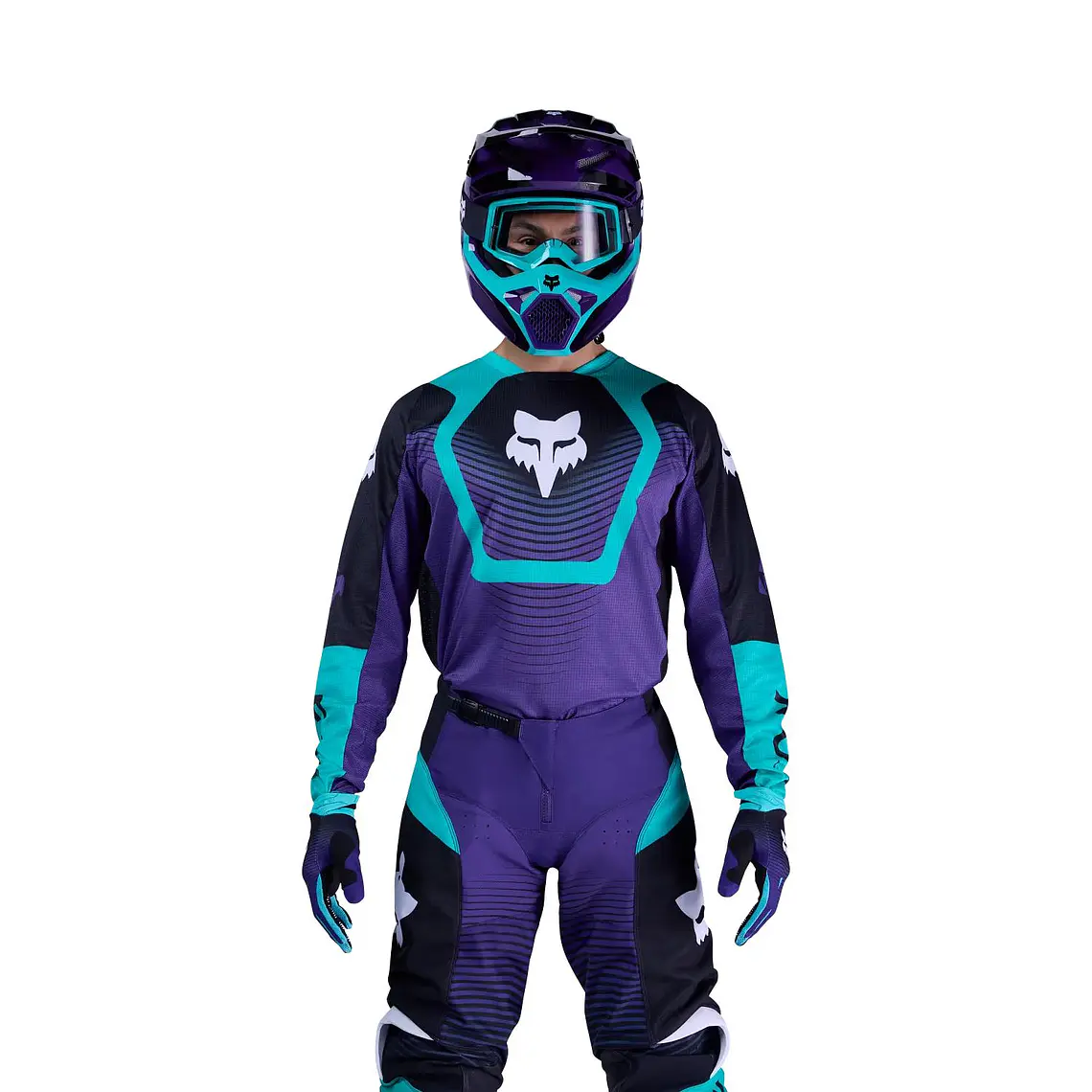 Polera Moto 180 Collect Morado Fox 3
