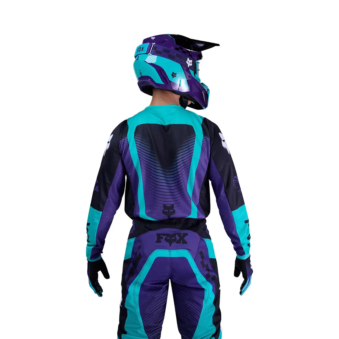 Polera Moto 180 Collect Morado Fox 4