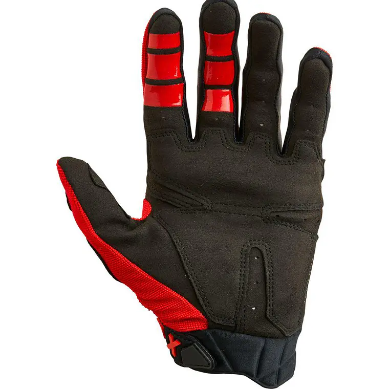 Guantes Moto Bomber Rojo Fox 2