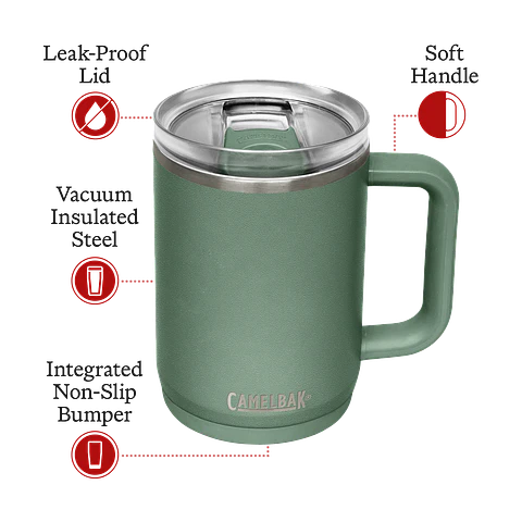 Vaso Hidratación Thrive Vss 470 cc Verde Camelbak