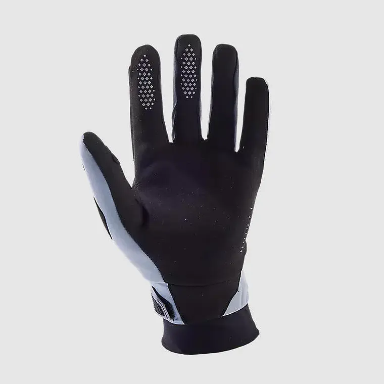 Guantes Moto Defend Thermo Gris Azulado Fox 2