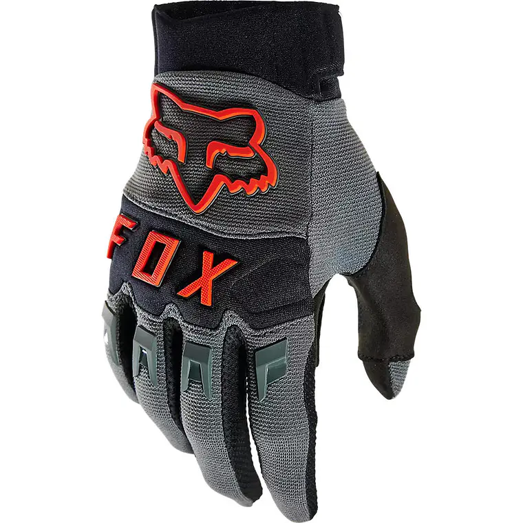 Guantes Moto Dirtpaw CE Gris/Naranjo Fox 1