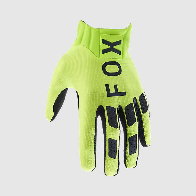 Guantes Moto Flexair Amarillo/Negro Fox 1