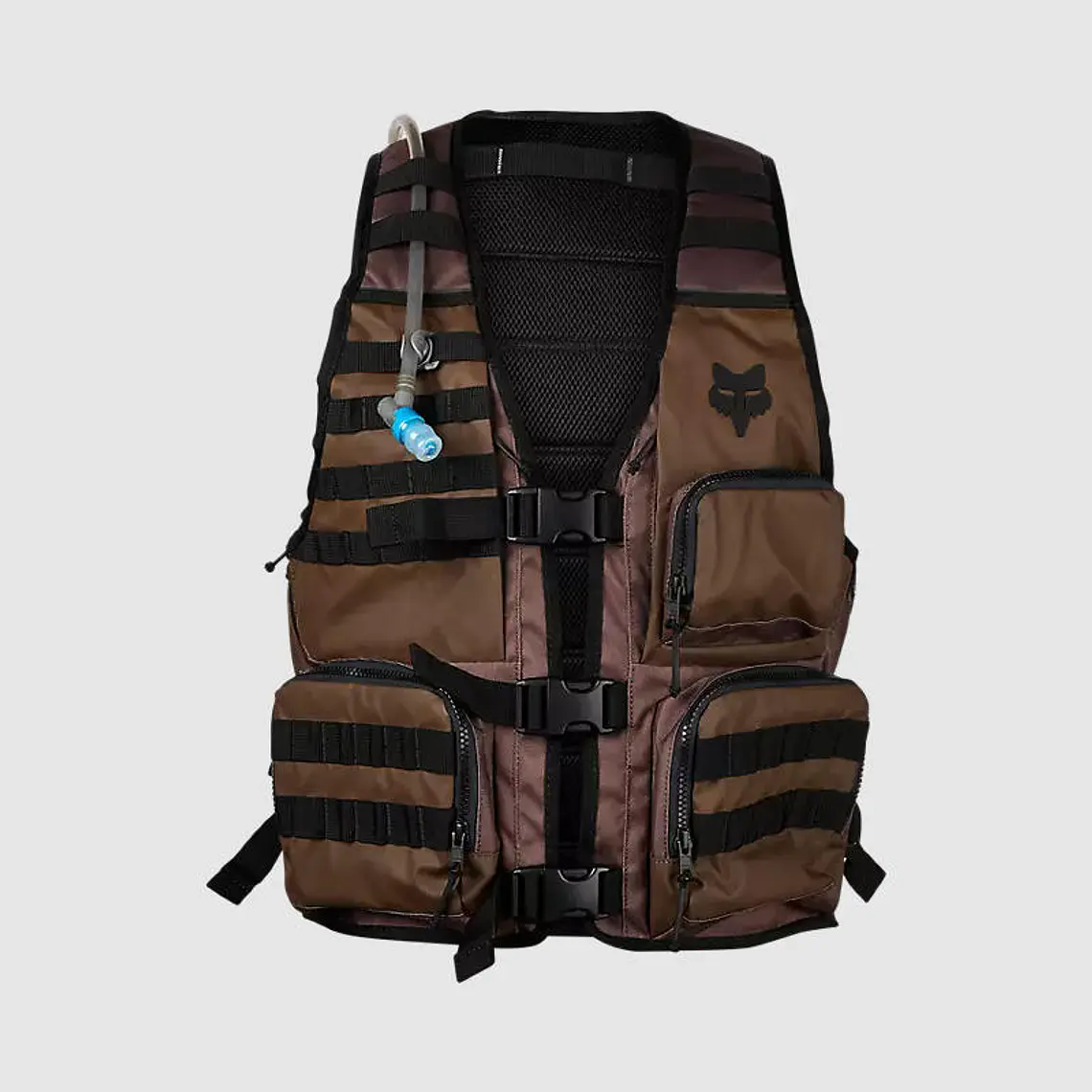 Chaqueta Chaleco Moto Legion Tac Cafe Fox 1
