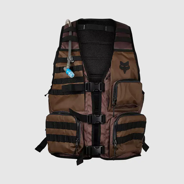 Chaqueta Chaleco Moto Legion Tac Cafe Fox 1