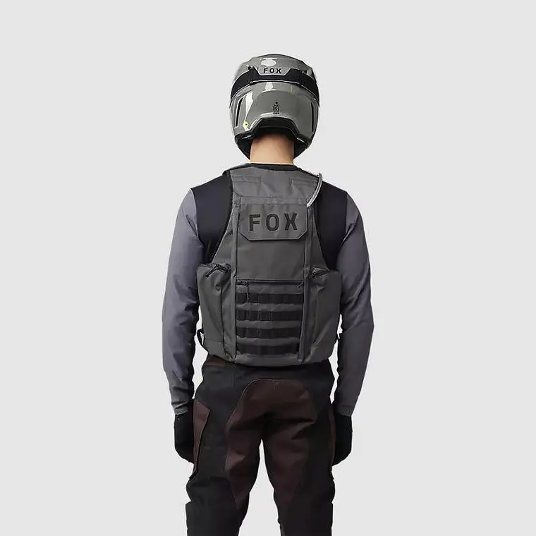 Chaqueta Chaleco Moto Legion Tac Gris Fox 4