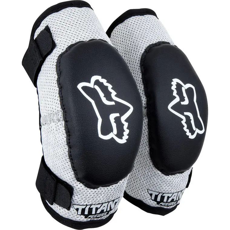 Coderas Moto Infantil Titan 6-7 años Negro Plata Fox 3