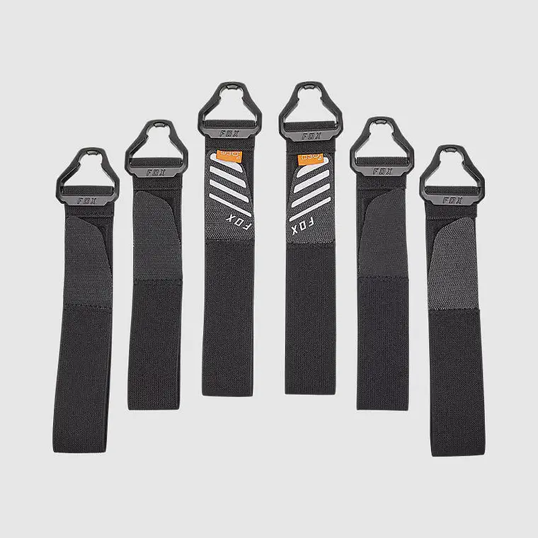 Repuesto Correas Rodilleras Moto Titan Pro D3O® Negro Fox 2