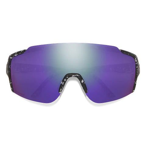 Lentes Smith Flywheel Matte Black Marble ChromaPop Violet Mirror