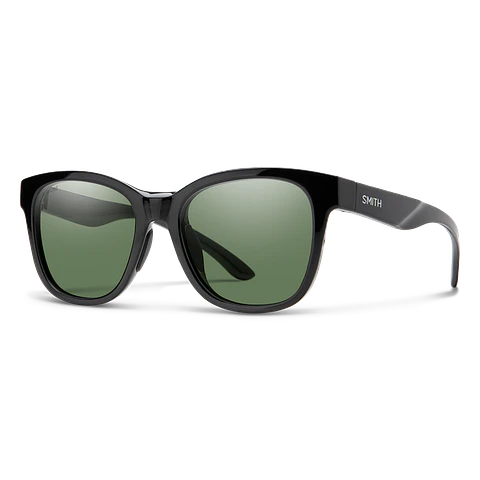 Lentes Smith Caper Matte Black ChromaPop Polarized Grey Green