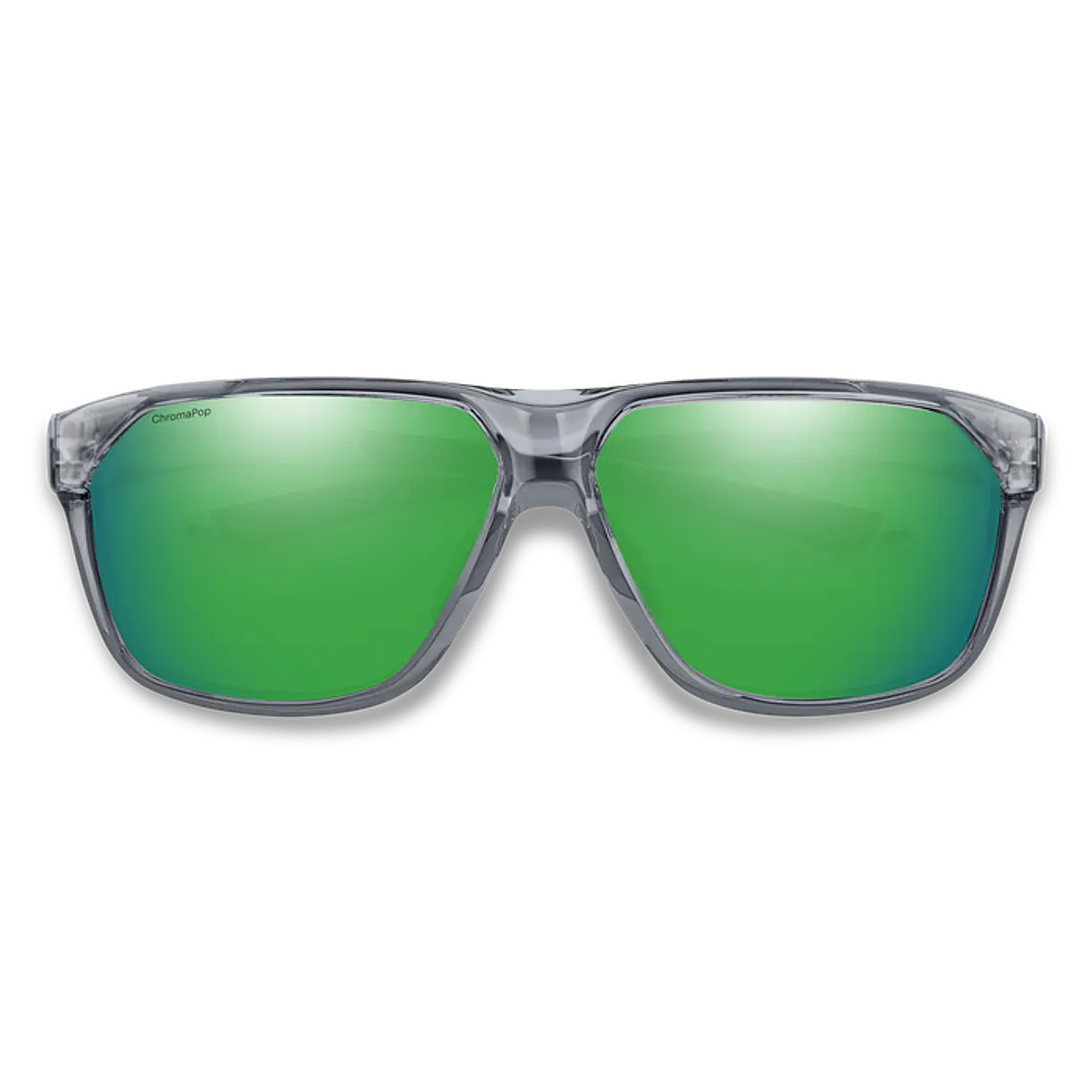 Lentes Smith Leadout PivLock Cement Crystal ChromaPop Green Mirror 2