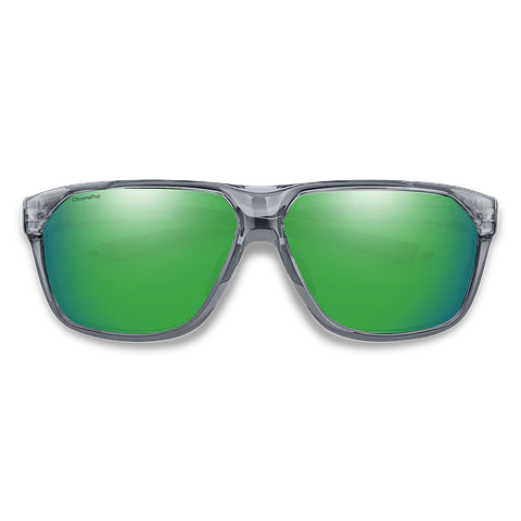 Lentes Smith Leadout PivLock Cement Crystal ChromaPop Green Mirror